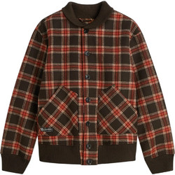 Scotch & Soda Ανδρικό Μπουφάν Χειμωνιάτικο Bomber Καφέ 183648-201