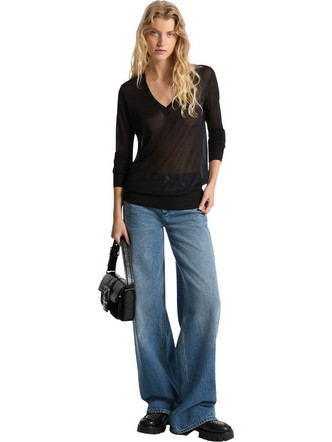 Michael Kors Γυναικείο Χειμερινό Top Μαύρο MR56159GW2-001