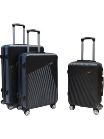 Playbags Collection PS6001 Σετ Βαλίτσες 3τμχ Μαύρες
