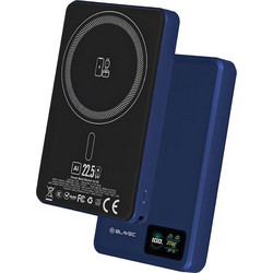 Blavec BJ-03 Wireless Magsafe Power Bank 5000mAh 22.5W με Θύρα USB-C Blue