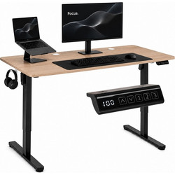 ModernHome Gaming Γραφείο Ξύλινο Ρυθμιζόμενο Ύψος 120x60x118cm JSD-B5-1-15