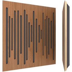 Vicoustic Wavewood Ultra Lite Ηχοαπορροφητικά Πάνελ 59.5x59.5x4.5cm 8τμχ Locarno Cherry
