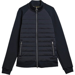 Barbour Ανδρικό Μπουφάν Χειμωνιάτικο Puffer Navy Μπλε MQS0073-NY74