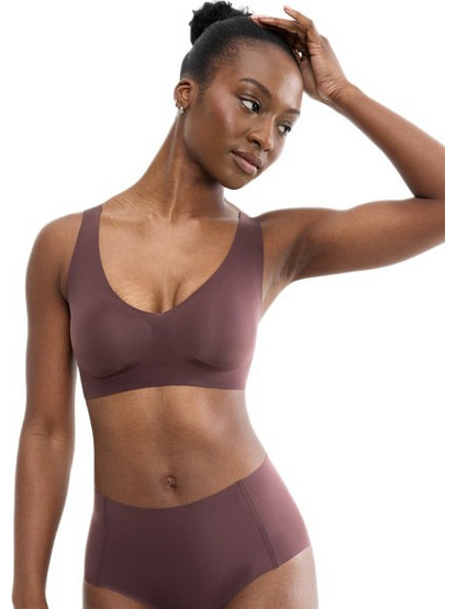 Sloggi Zero Feel 2.0 Bralette χωρίς Μπανέλα Μωβ 10217728-7753
