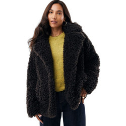 Mexx Γυναικείο Ημίπαλτο Sherpa Μαύρο MF006802663W-191314