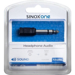 Sinox SOA3001 Αντάπτορας Ήχου 6.35mm Male to 3.5mm Female