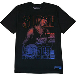 Mitchell & Ness Gradient Slam Tee Philadelphia 76ERS Ανδρικό Αθλητικό T-Shirt SS14796-P76BLCK