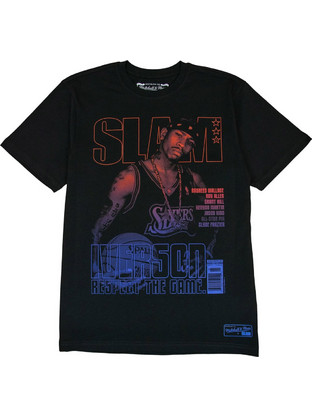 Mitchell & Ness Gradient Slam Tee Philadelphia 76ERS Ανδρικό Αθλητικό T-Shirt SS14796-P76BLCK