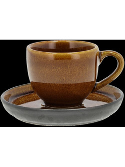 Bitz Gastro Φλιτζάνι Espresso & Ελληνικού Καφέ Κεραμικό Ταμπά Μαύρο 70ml 29166