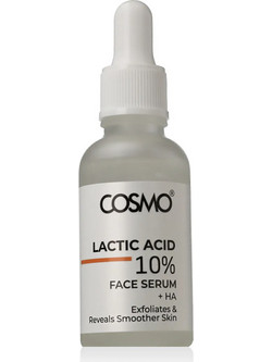 Cosmo Advanced Lactic Acid 10% & Ha Αντιγηραντικό Ενυδατικό Serum Προσώπου με Υαλουρονικό 30ml