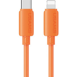 Usams SJ788 USB-C to Lightning Cable 30W 1m Orange SJ788USB03