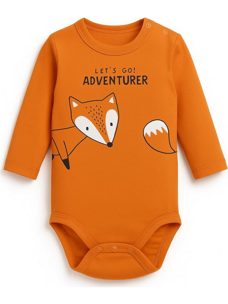 Adventure Φορμάκι Εσώρουχο Μακρυμάνικo για Αγόρι Πορτοκαλί 225610