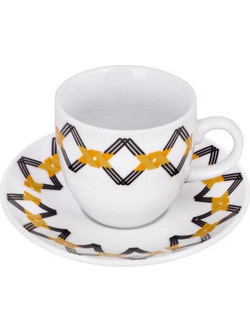 Max Home Σετ Φλιτζάνια Espresso Lungo & Ελληνικού Καφέ Πορσελάνης Πολύχρωμα 90ml 6τμχ MF11-0516