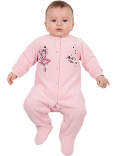 Dreams by Joyce Φορμάκι Μακρυμάνικo για Κορίτσι Βελουτέ Ροζ 2671206-01