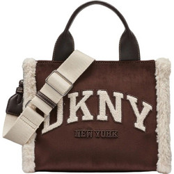 DKNY Hadlee Γυναικεία Τσάντα Χειρός από Δερματίνη Σοκολατί R53AMC80-CBE