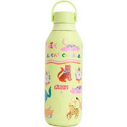 Chilly's Series 3 Eleanor Bowmer Cat Club Παιδικό Παγούρι Θερμός Ανοξείδωτο BPA Free Κίτρινο 500ml