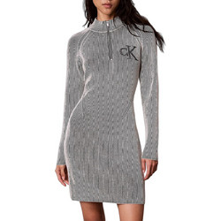 Calvin Klein Mini Καθημερινό Φόρεμα Μαύρο Λευκό LV047H376G-UB1