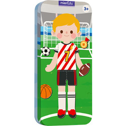 mierEdu Magnetic Travel Box Sports Stars