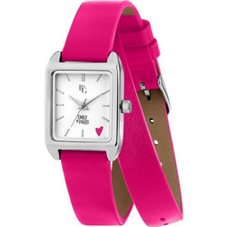 Chronostar Candy Γυναικείο Ρολόι με Φούξια Δερμάτινο Λουράκι R3851324503