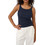 Kaffe Carna Γυναικείο Καλοκαιρινό Top Ριπ Navy Μπλε 10507348-194020