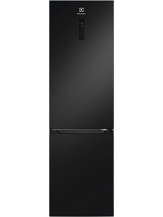 Electrolux TNL6HD37K1 Ψυγειοκαταψύκτης 377lt No Frost Υ200.5xΠ59.5xΒ67.5cm Μαύρος