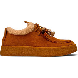 Exe Γυναικεία Μποτάκια Chukka Suede Ταμπά με Γούνα X153E680241607