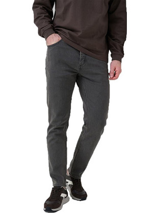 Hugo Boss Brody Ανδρικό Τζιν Παντελόνι Slim Εφαρμογή Ανθρακί 50567988-001