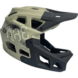 eRIDER360 Integra Sport Κράνος Ποδηλάτου Βουνού / Downhill / BMX / Dirt Full Face Μπεζ Μαύρο H201125020