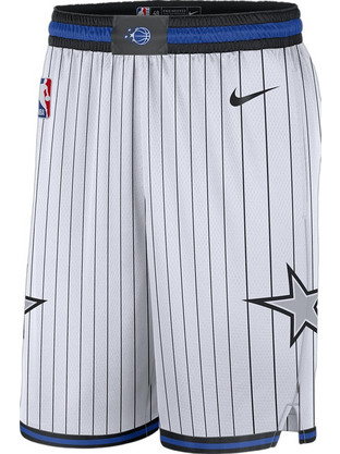 Nike Orlando Magic Αθλητική Ανδρική Βερμούδα Λευκή HM3983-100