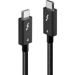 Lindy 31121 Thunderbolt 4 USB-C to USB-C 100W 2m Black