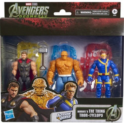 Hasbro Marvel Avengers Doomsday Actionverse Marvel's Thor & Cyclops Σετ Φιγούρες Δράσης για 4+ Ετών 11cm