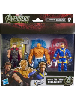 Hasbro Marvel Avengers Doomsday Actionverse Marvel's Thor & Cyclops Σετ Φιγούρες Δράσης για 4+ Ετών 11cm