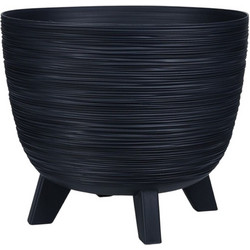 Koopman Dia Κασπώ Δαπέδου Πλαστικό με Πόδια Μαύρο 39.5x32cm Y89300400