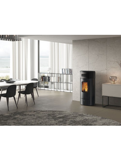Edilkamin Yung 130++ Evo Black YUNG130 Σόμπα Pellet 12.5kW