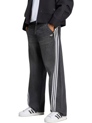 Adidas Adilenium 6 Ανδρικό Τζιν Παντελόνι Relaxed Εφαρμογή Μαύρο LH6074