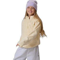 4F Παιδική Ζακέτα Fleece Μπεζ 4FJWAW26TFLEF474-12S