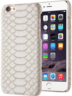 Σκληρή πίσω θήκη με υφή φιδιού για iPhone 5 (Μπεζ) (OEM)