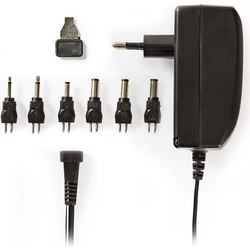 NEDIS ACPA003 Universal AC Power Adapter, 9.0/12/13.5/15/18/20/24 VDC, 1A - 1.5A NEDIS