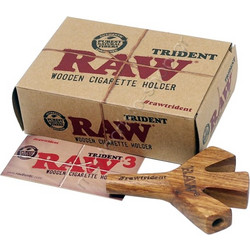 Πίπα RAW TRIDENT 3 WOODEN CIGARETTE HOLDER ΤΣΙΓΑΡΟΥ