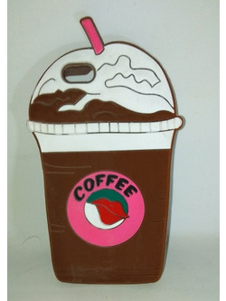 Θήκη Case Apple Iphone 4/4S/5 3d Coffe cup Brown (OEM)