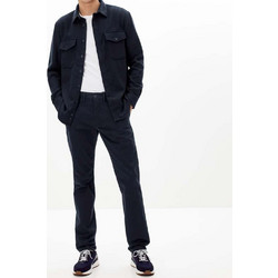 Celio Ανδρικό Παντελόνι Chino Ελαστικό Κανονική Εφαρμογή Navy Μπλε POBELT-20