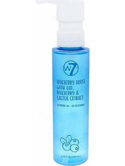 W7 Bluberry Burst Oat Bluberry & Cactus Extract Cleansing Gel Καθαρισμού Προσώπου 120ml