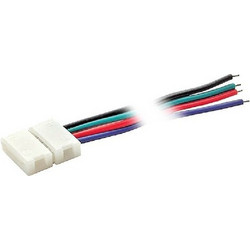 Απλός σύνδεσμος για ταινία LED RGB 5050 10mm με καλώδιο 3403201300484