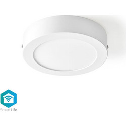 Wi-Fi έξυπνο φωτιστικό οροφής LED, διαμέτρου 17cm, 12W, 800lm NEDIS WIFILAW10WT