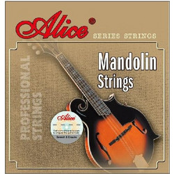 Alice AM05 Σετ 8 Χορδές Μαντολίνου Plain Steel 11-40" 1/4