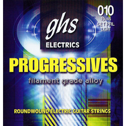 GHS PRL Progressives Σετ 6 Χορδές Ηλεκτρικής Κιθάρας 10-46" Light Tension