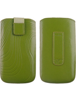 VOLTE-TEL LEATHER VELCRO LOOP ΘΗΚΗ ΠΟΥΓΚΙ SOFTCASE "S" GREEN XL NSP 2000DS
