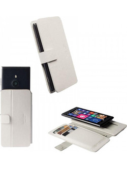 KRUSELL MALMO SLIDE ΘΗΚΗ UNIVERSAL LEATHER FLIPWALLET 5XL WHITE