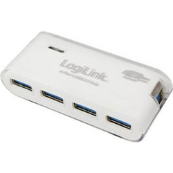 Logilink UA0171 USB Hub 3.0 USB-A με 4 Θύρες USB-A & Εξωτερική Παροχή Ρεύματος