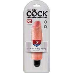 Pipedream King Cock 6" Vibrating Stiffy Ρεαλιστικός Δονητής 15cm Flesh